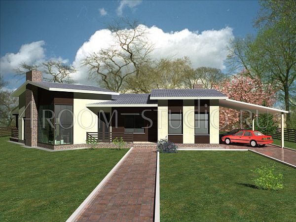 Коттеджи в Тверской области. Варианты решений фасадов