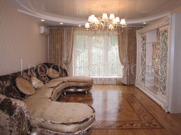 Гостиная в таунхаусе по ул. Тульская.