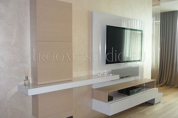 Гостиная в студии на Рублевском шоссе (г.Москва)